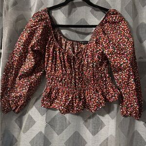 Zara Smocked top